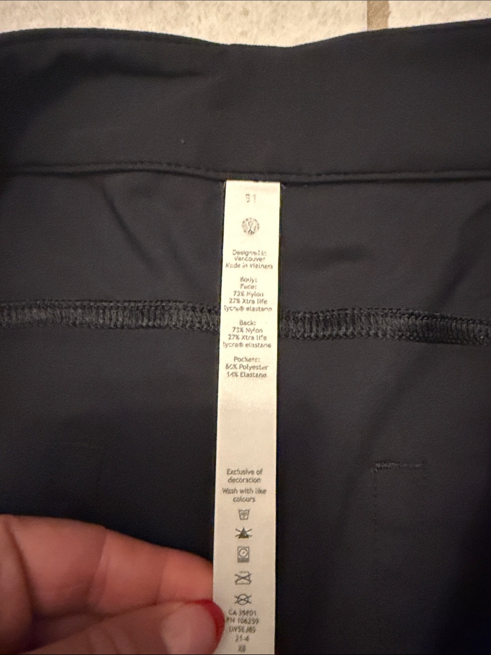 lululemon athletica women city sleek - Black - Picture 6 of 7
